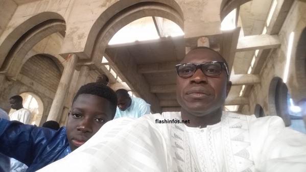 Le Pdt Mamina Kamara et son fils en mode Tabaski