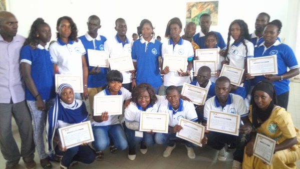 Remise de diplômes aux étudiants de "Galaxie Informatique Service" de Ziguinchor