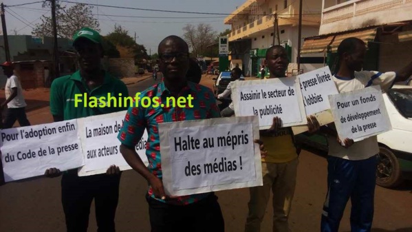 Kédougou : Les journalistes ont battu le macadam