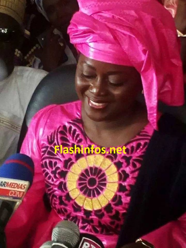 Photos : Angélique Manga en mode passation service