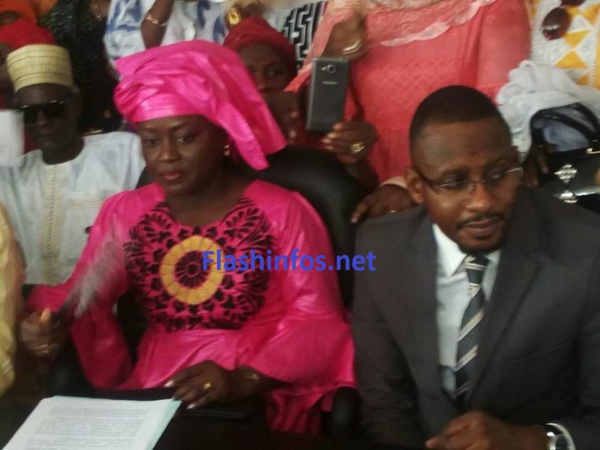 Photos : Angélique Manga en mode passation service