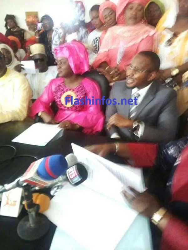 Photos : Angélique Manga en mode passation service