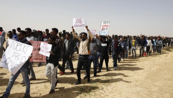 Israël: 750 migrants africains menacés d'expulsion en grève de la faim