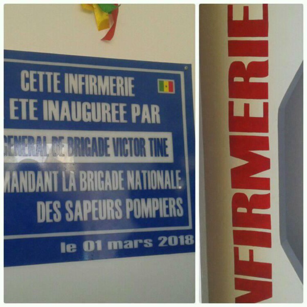 Santé: La 42ème compagnie d'incendie et de secours de kolda a inauguré son infirmerie