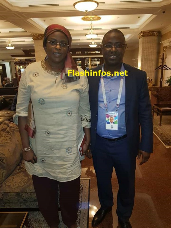 Mondial 2018: Keita en toute complicité avec Macky Sall et Marème Faye à Moscou
