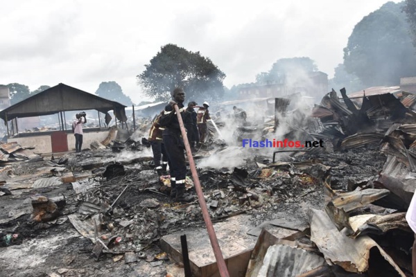 Ziguinchor/ Incendie marché Tilène : Une femme meurt à la vue des flammes