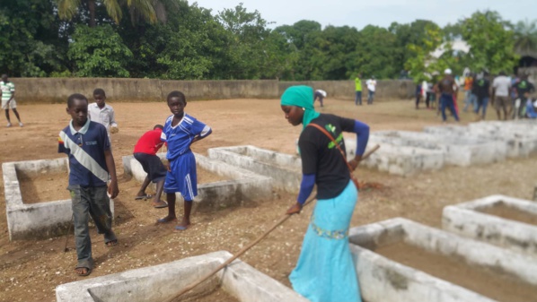 Le grand "Set-Setal" de la jeunesse de Ziguinchor au cimetière de Kantène...