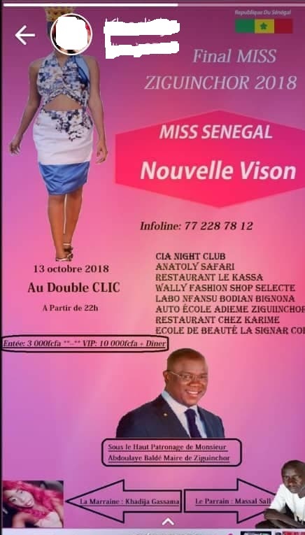 Qui sera sacrée Miss Ziguinchor ce samedi 13 octobre...?