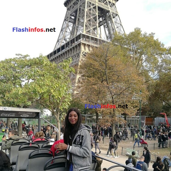 Photos : Yacine Dieng Thiam, Miss Sénégal 2017 en visite Paris