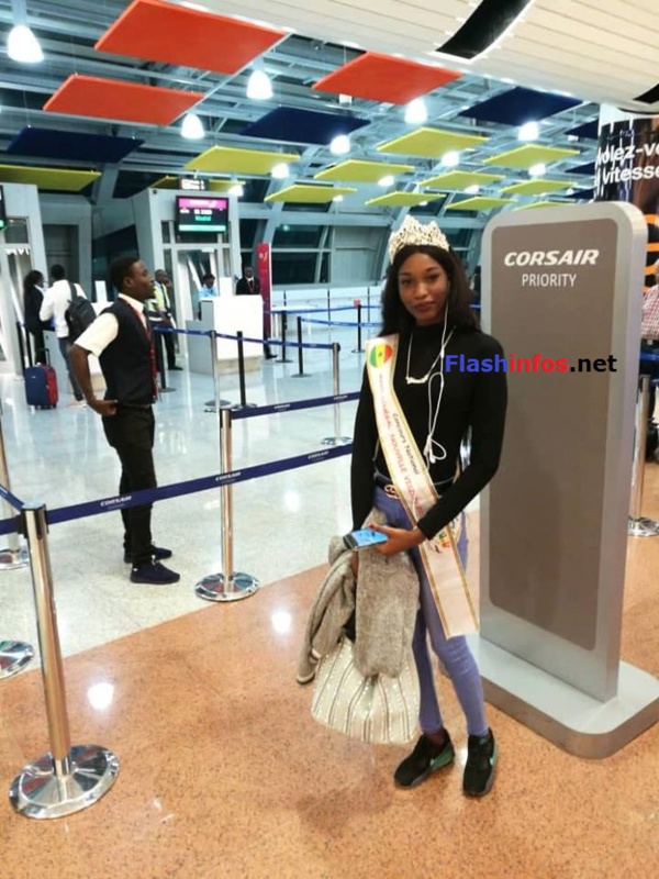 Photos : Yacine Dieng Thiam, Miss Sénégal 2017 en visite Paris