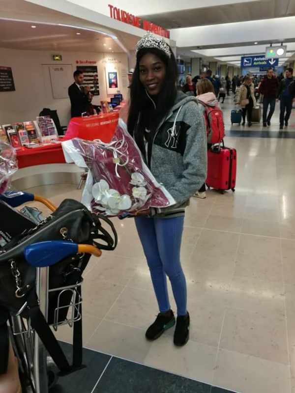 Photos : Yacine Dieng Thiam, Miss Sénégal 2017 en visite Paris