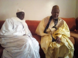 Sédhiou : Le Marabout ElHadj Thierno Abdourahmane Barry reçu à Ndjama par El Hadj Sidya Dramé