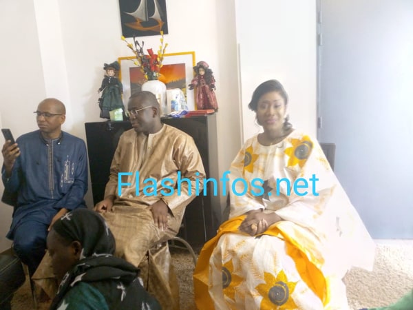 L'ancien Ministre Aliou Sow a baptisé sa fille à Paris (images) L'ancien Ministre Aliou Sow a baptisé sa fille à Paris (images)