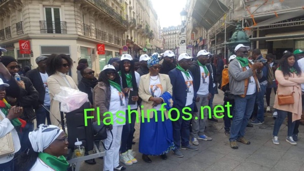 Manifestation à Paris pour exiger la libération de Khalifa Sall