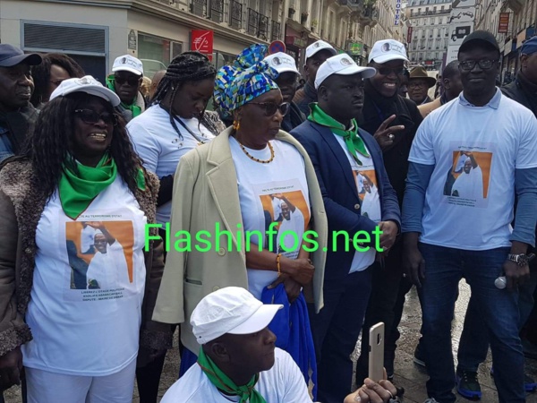 Manifestation à Paris pour exiger la libération de Khalifa Sall