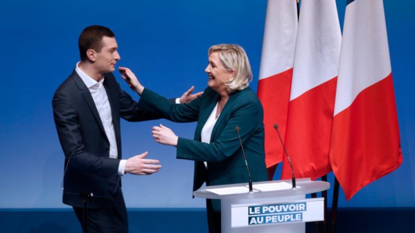 Elections européennes: Le RN de Marine Le Pen en tête en France Elections européennes: Le RN de Marine Le Pen en tête en France