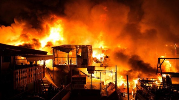 Koungheul : Un incendie fait des dégâts estimés à plus de 100 millions