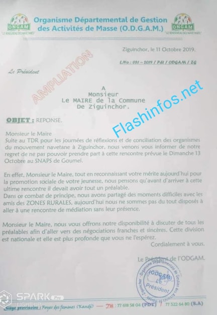 Nawétanes : L’ODGAM de Ziguinchor annonce une plainte contre le Maire Baldé pour ….