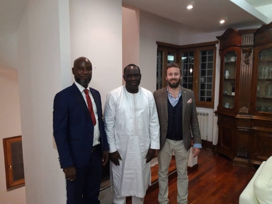 Le président Fiacre Coly au Vatican sur invitation de.... Le président Fiacre Coly au Vatican sur invitation de....