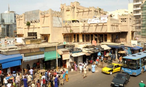 Démolition du marché Sandaga de Dakar 