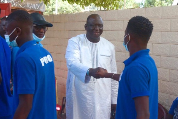 Condoléances : Les joueurs et le staff de Dakar Sacré-cœur chez le président du Casa-Sport 