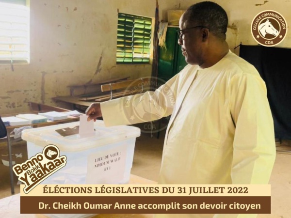 Resultats des Législatives dans le département de podor : Cheikh Oumar Anne maître incontesté de Ndioum