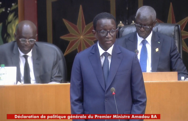 DPG : Intégralité du Discours du Premier Ministre, Amadou BA