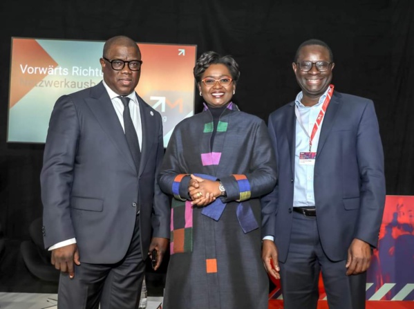 Oulimata Sarr et Abdoulaye Baldé présentent les opportunités d’investissement au Sénégal aux patrons allemands