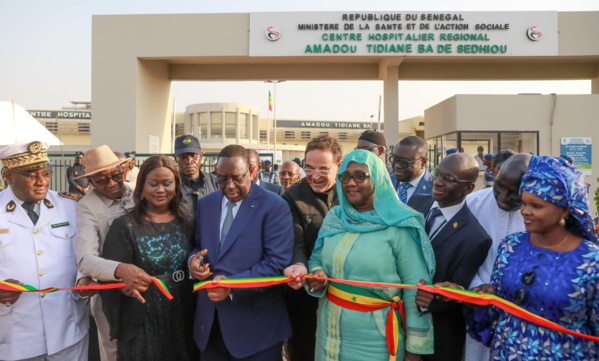 L'hôpital Amadou Tidiane Ba de Sédhiou inauguré par le chef de l'Etat