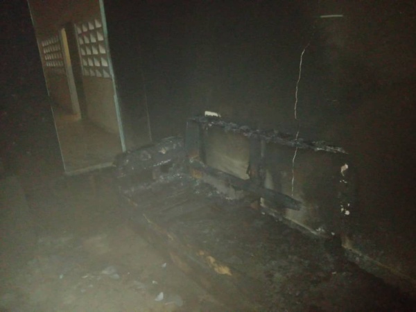 Mairie de Karantaba : Le bureau du Maire Fossar Souané incendié