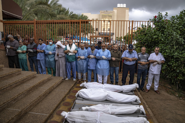 Hôpital al-Chifa à Gaza: au moins «179 corps» ont été enterrés dans une «fosse commune»