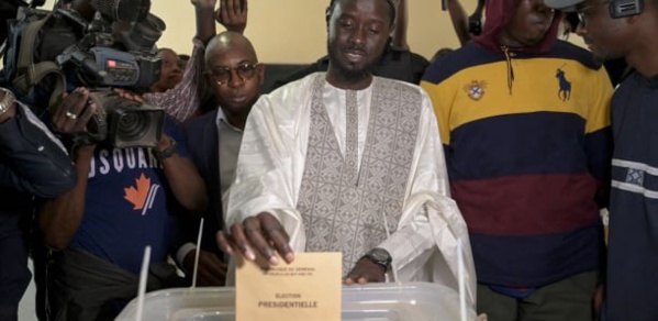 Le candidat Bassirou Diomaye Faye a voté à Ndiaganiao