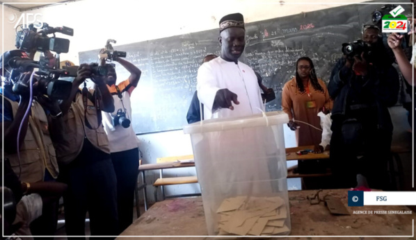 Malick Gackou salue un scrutin “correct” jusque-là, souhaite que le vote se poursuive dans la “sérénité”
