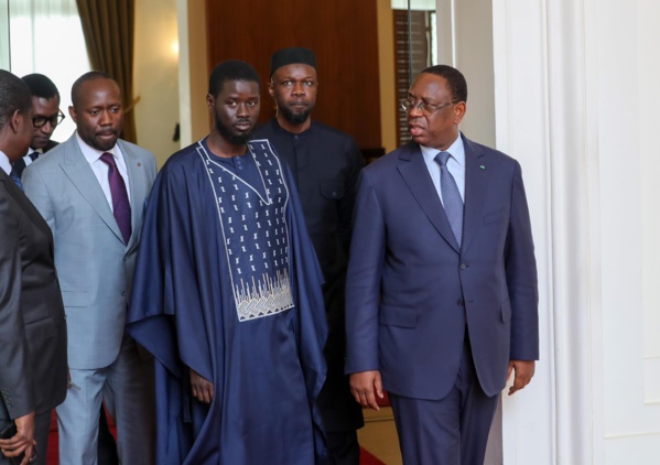 Palais : Bassirou Diomaye Faye reçu en audience par Macky Sall