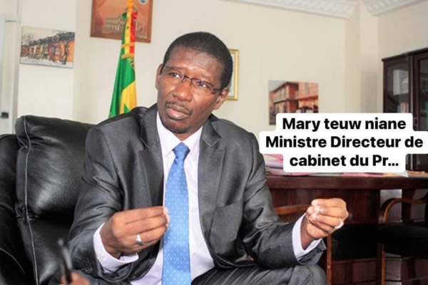Gouvernement : Le Professeur Mary Teuw Niane nommé Directeur de Cabinet du Président de la République Gouvernement : Le Professeur Mary Teuw Niane nommé Directeur de Cabinet du Président de la République