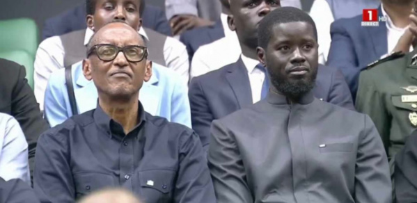 Basket- BAL 2024: Diomaye Faye et Paul Kagame ovationnés à Dakar Arena Basket- BAL 2024: Diomaye Faye et Paul Kagame ovationnés à Dakar Arena