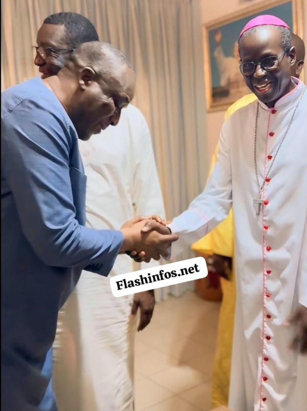 L' ancien PM Amadou BA chez l'archevêque de Dakar Benjamin NDIAYE 