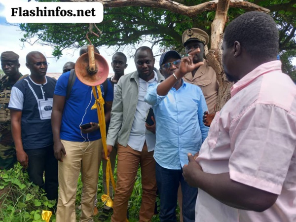 Nord-Sindian : Le DG de L'ANRAC au chevet des familles déplacées de Madjédiame (Djibidione)
