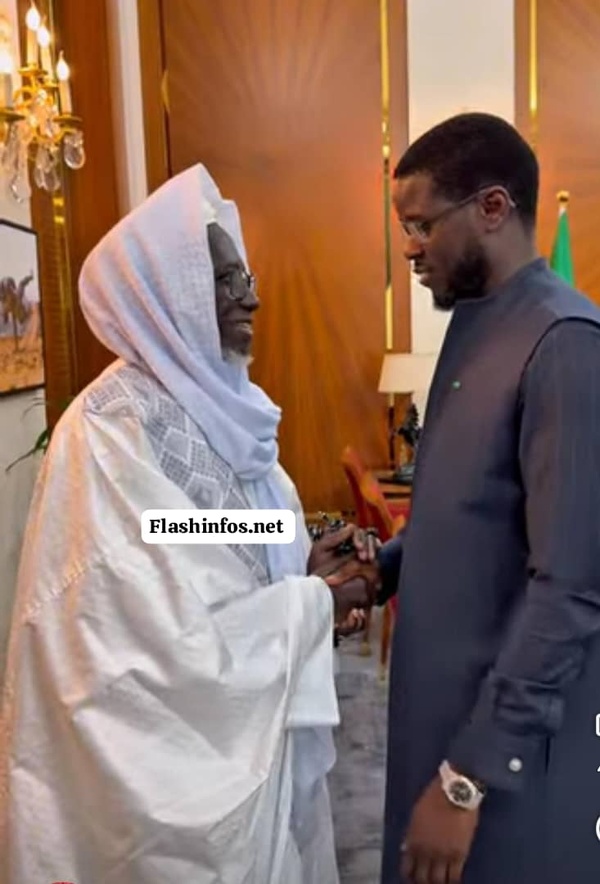  Audience au Palais : L'Imam ratib de Bignona,  Elhadj Fansou Bodian reçu par le président Bassirou Diomaye Faye 