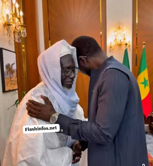 Audience au Palais : L'Imam ratib de Bignona, Elhadj Fansou Bodian reçu par le président Bassirou Diomaye Faye Audience au Palais : L'Imam ratib de Bignona, Elhadj Fansou Bodian reçu par le président Bassirou Diomaye Faye