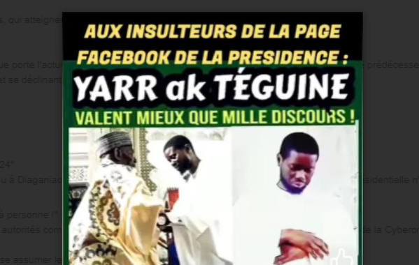 JAMRA dénonce les insultes sur la page Facebook de la présidence : "C'est une honte !"