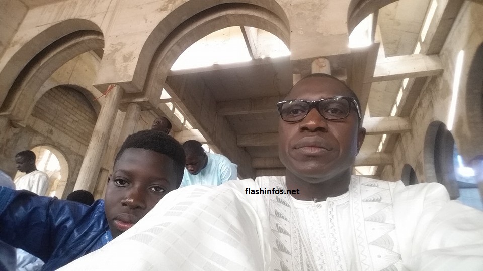 Le Pdt Mamina Kamara et son fils en mode Tabaski