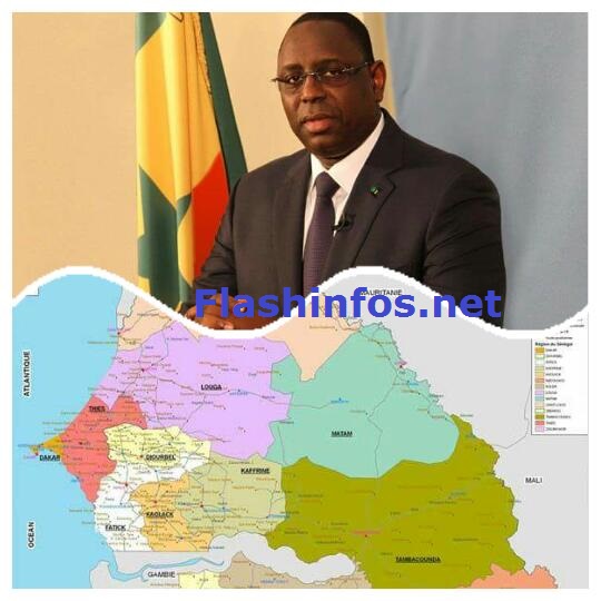 Exclusivité Flashinfos.net : Vers un nouveau découpage administratif des territoires au Sénégal
