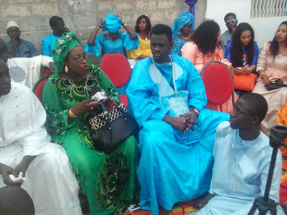 Photos : Omaro "bou Cheikh Béthio" a baptisé son enfant à Nord-Foire
