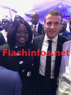 Arrêt sur image : Quand Macron pose avec le Ministre Angélique Manga