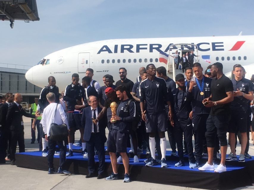 L'accueil triomphal des Bleus à Paris