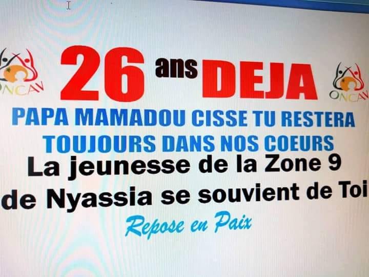 26 ans après son assassinat : Niassya se souvient du député Mamadou Cissé