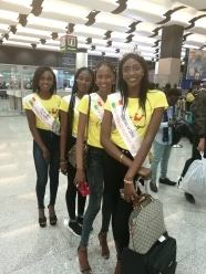 Miss Sénégal et ses trois dauphines en vacances à Istanbul  Miss Sénégal et ses trois dauphines en vacances à Istanbul