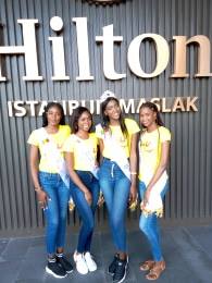 Miss Sénégal et ses trois dauphines en vacances à Istanbul  Miss Sénégal et ses trois dauphines en vacances à Istanbul