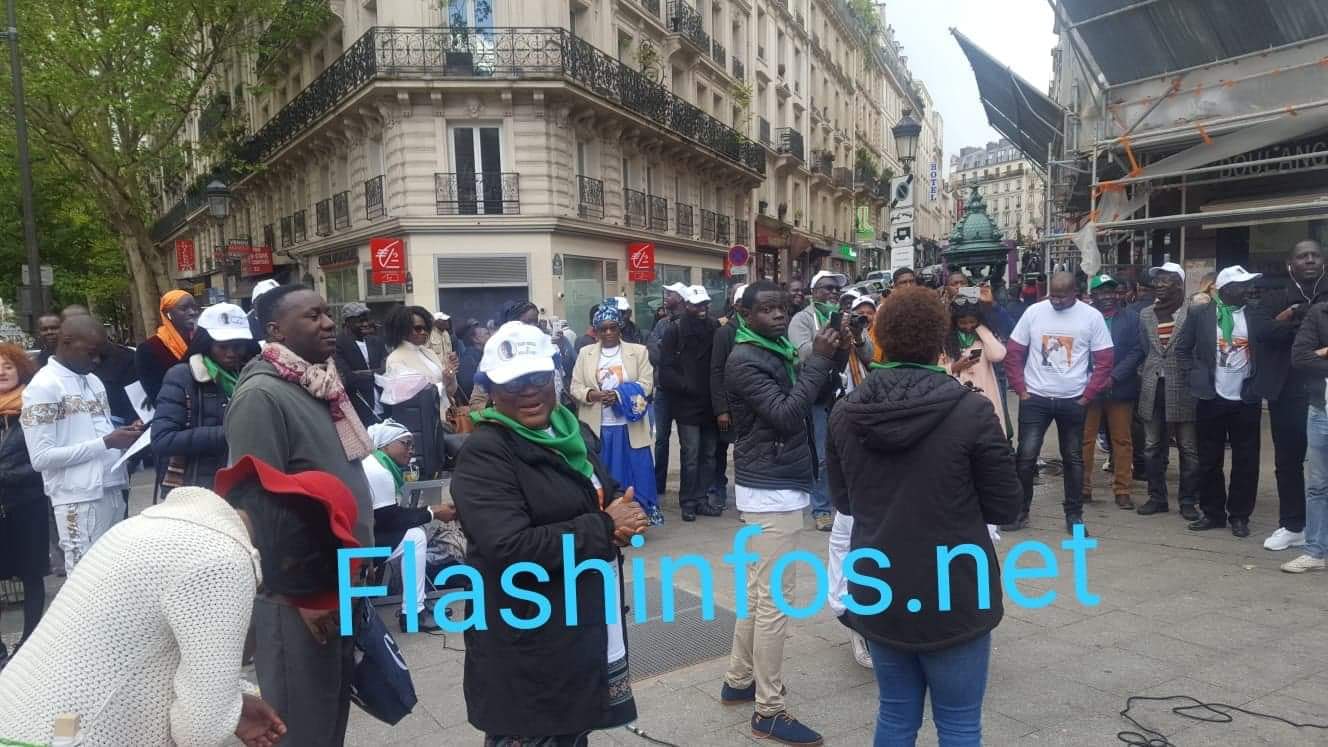 Manifestation à Paris pour exiger la libération de Khalifa Sall